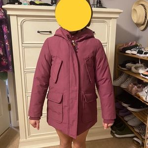 SAVE THE DUCK GIRLS PUFFER. SIZE 8. MAROON. EXTREMELY WARM. COMPLETELY INSULATED